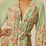 Hemant & Nandita Ezra Pintuck Dress