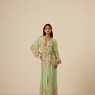 Hemant & Nandita Ezra Pintuck Dress