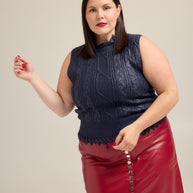 Hilary MacMillan-Snap Front Pencil Skirt