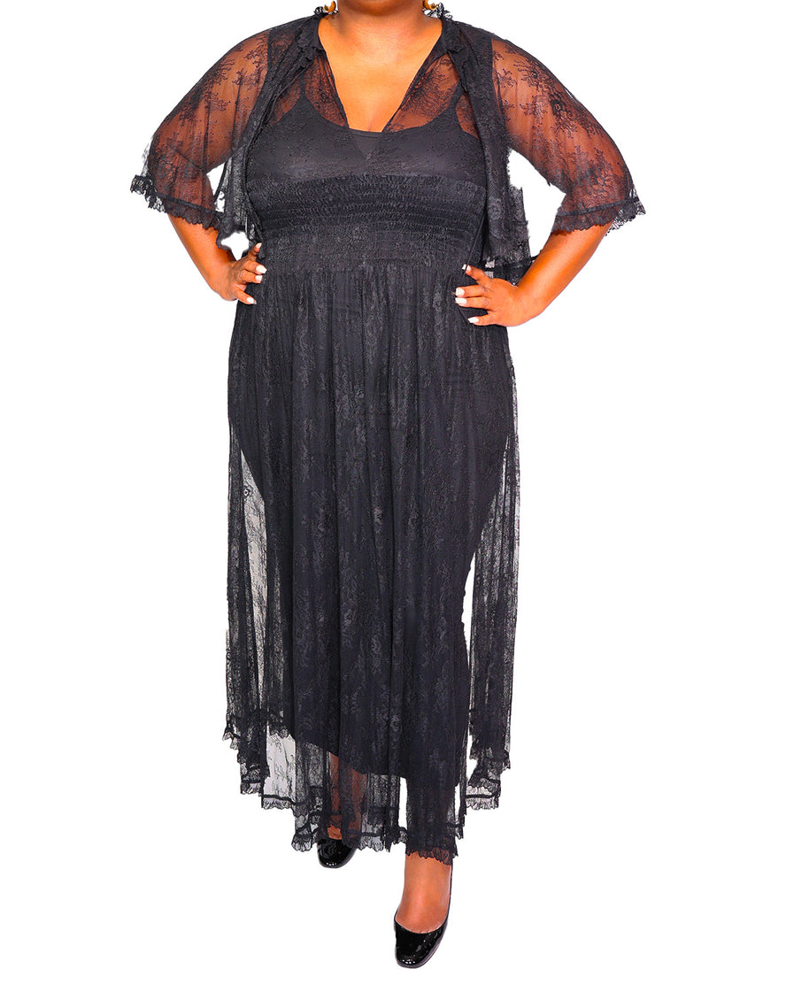 Aknvas Tissy lace gown