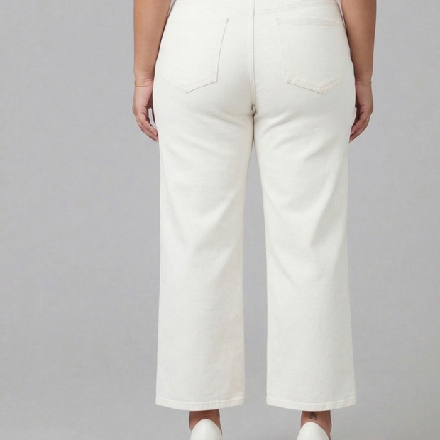 Lola Denim- MIRO-Raw Mid Rise Comfort Straight Jeans