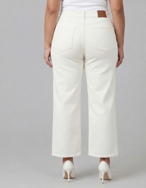 Lola Denim- MIRO-Raw Mid Rise Comfort Straight Jeans