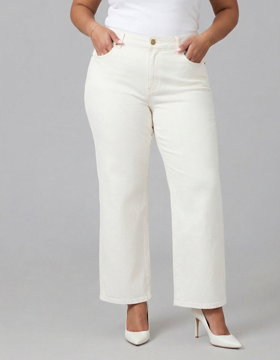 Lola Denim- MIRO-Raw Mid Rise Comfort Straight Jeans