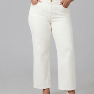 Lola Denim- MIRO-Raw Mid Rise Comfort Straight Jeans