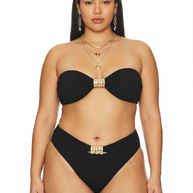La Porte - Kate Bandeau Hardware Bikini Top