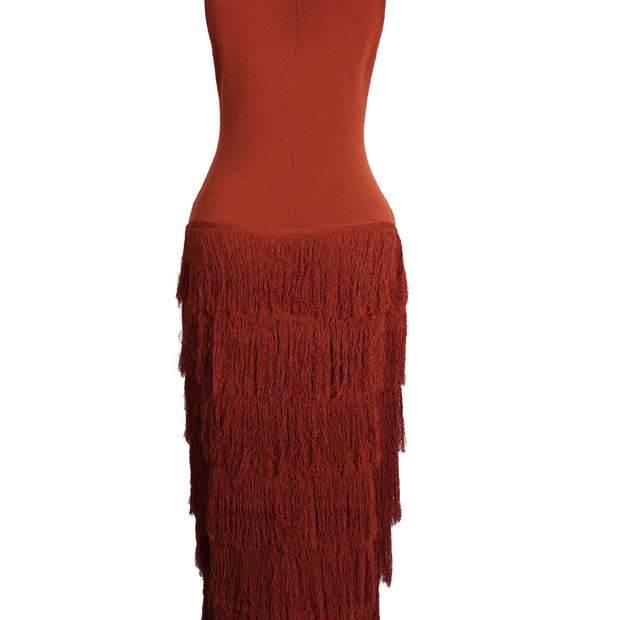 Aknvas Donzetta Dress in Terracotta