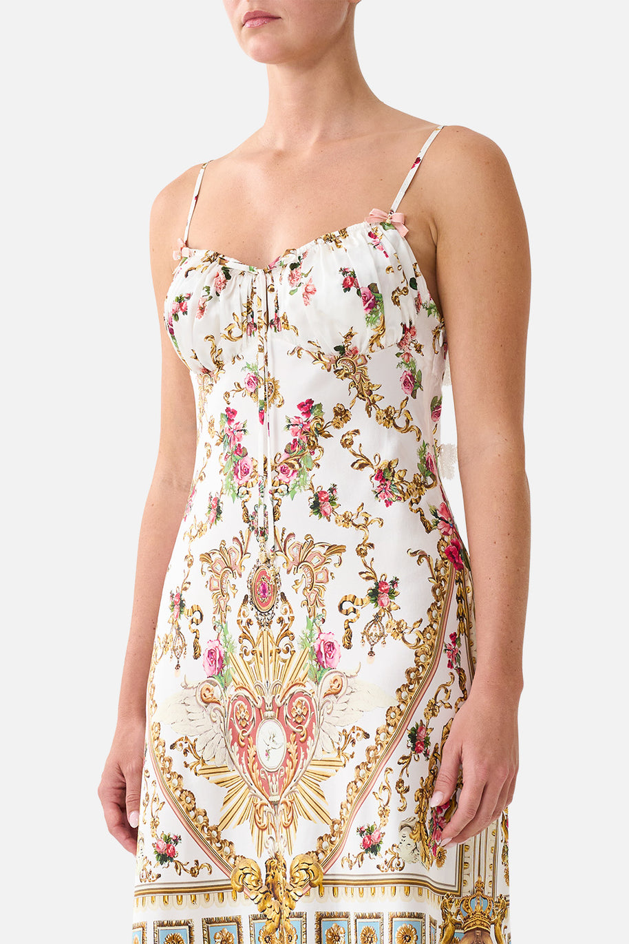 Camilla - BALCONETTE BIAS MIDI SLIP DRESS (Special Order)