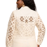 Ramy Brook Saphire Embroidered Denim Jacket