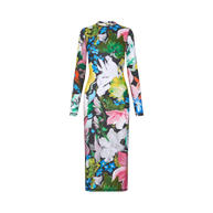 Stine Goya -Stocking Jersey, Pullover Long Sleeve Midi Dress