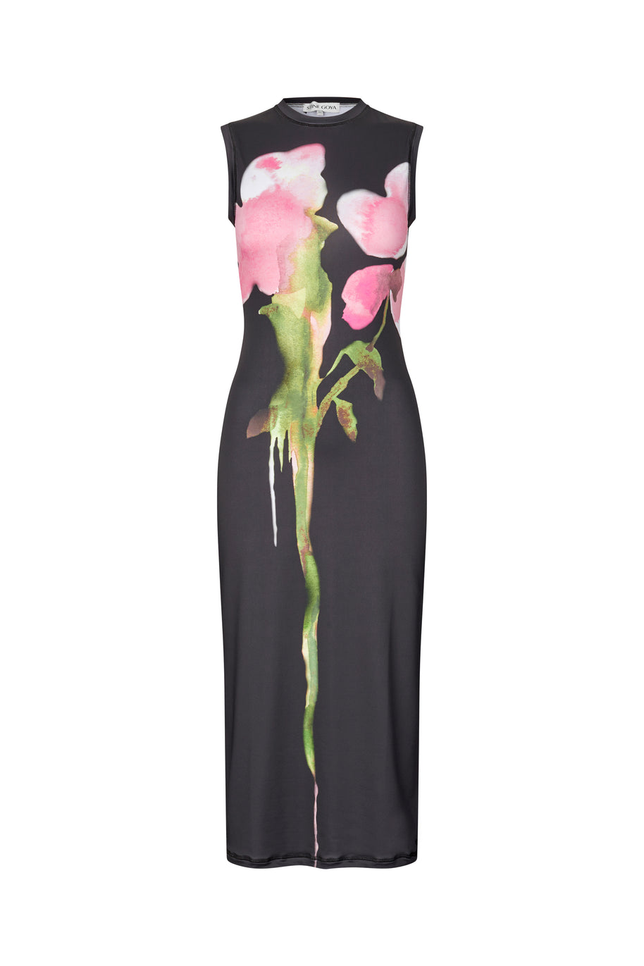 Stine Goya -Stocking Jersey, Elastic Tank Crewneck Dress