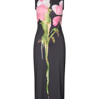 Stine Goya -Stocking Jersey, Elastic Tank Crewneck Dress