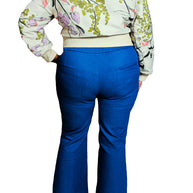 Hilary MacMillan- Denim Fit & Flare Pant