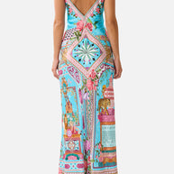 Camilla-V-NECK BIAS MAXI SLIP DRESS (Special Order)