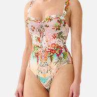 Camilla-MOULDED ONE PIECE W LACE UP FRONT (Special order)