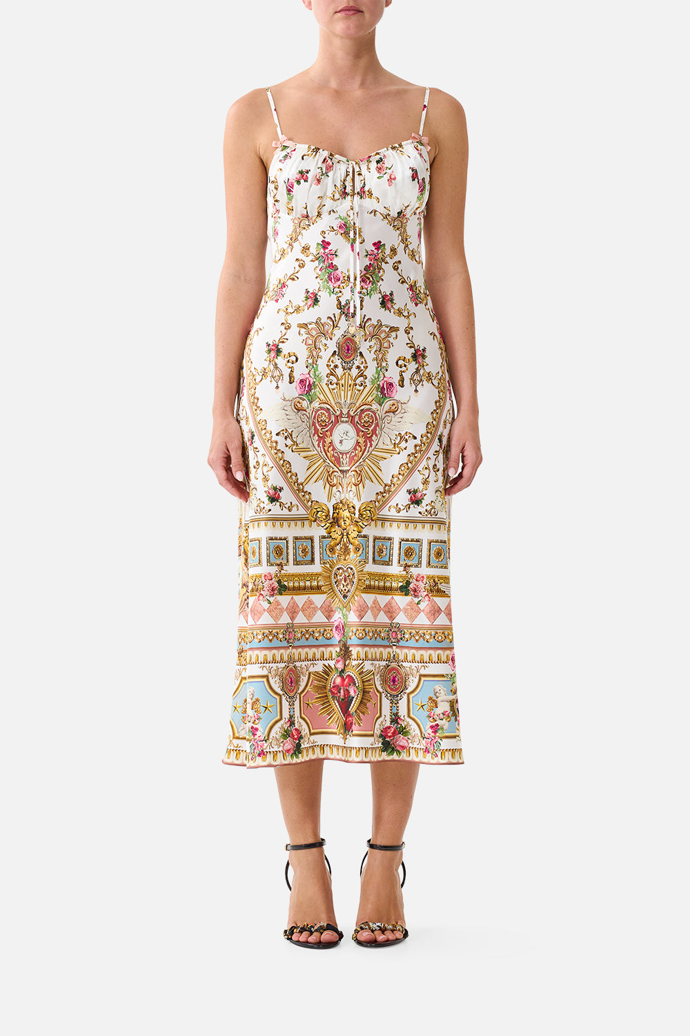 Camilla - BALCONETTE BIAS MIDI SLIP DRESS (Special Order)