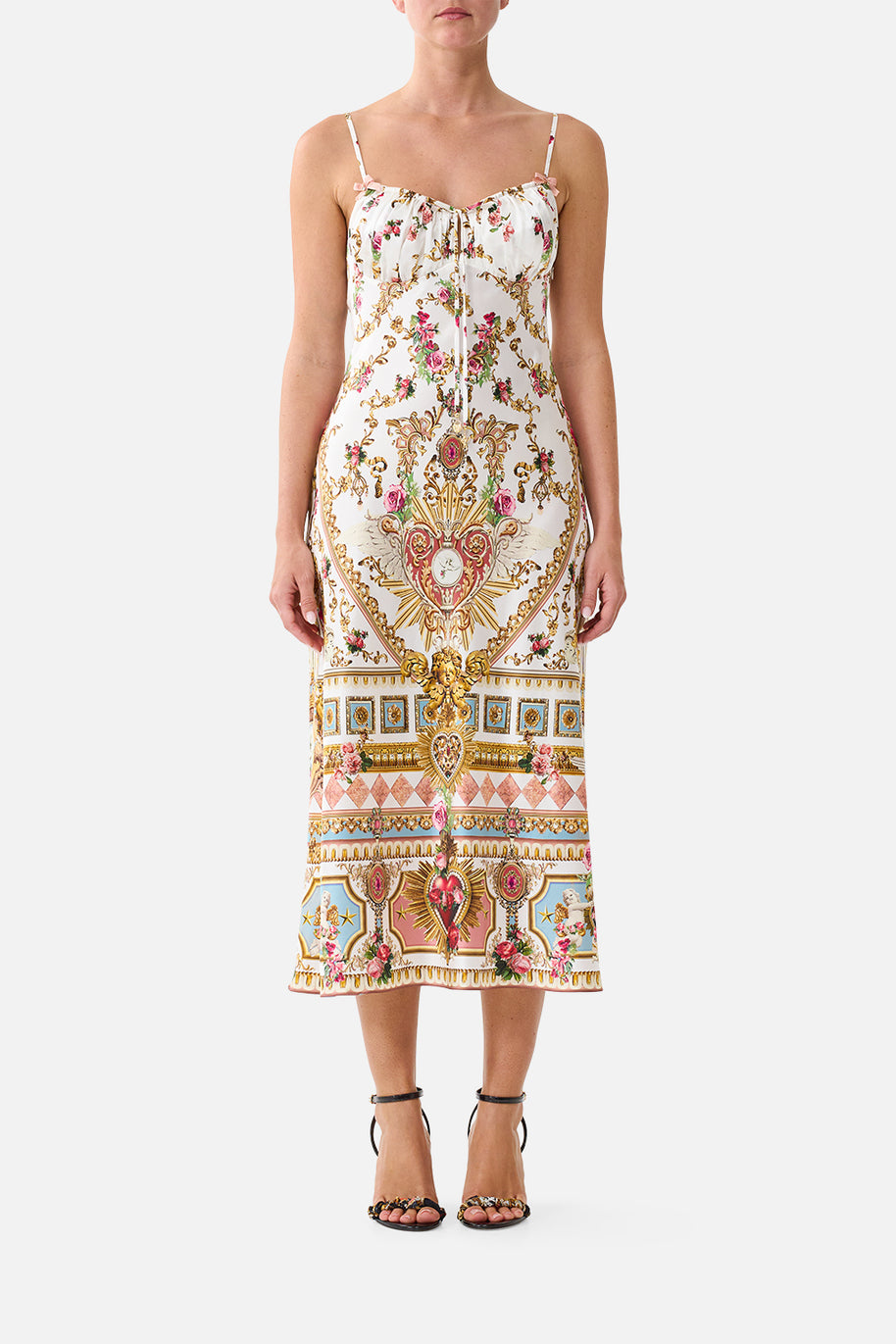 Camilla - BALCONETTE BIAS MIDI SLIP DRESS (Special Order)