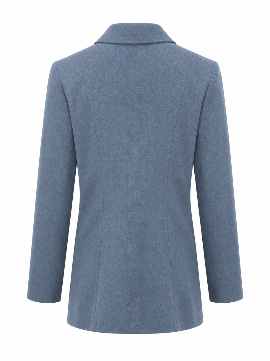 Hilary Macmillan -Denim Fitted Blazer
