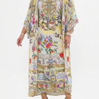 Camilla Kimono Layer with Collar in Flor Fantastica print