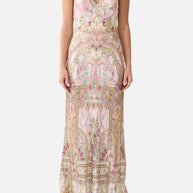 Camilla-V NECK BIAS SLIP DRESS WITH BACK FRILL (Special Order)