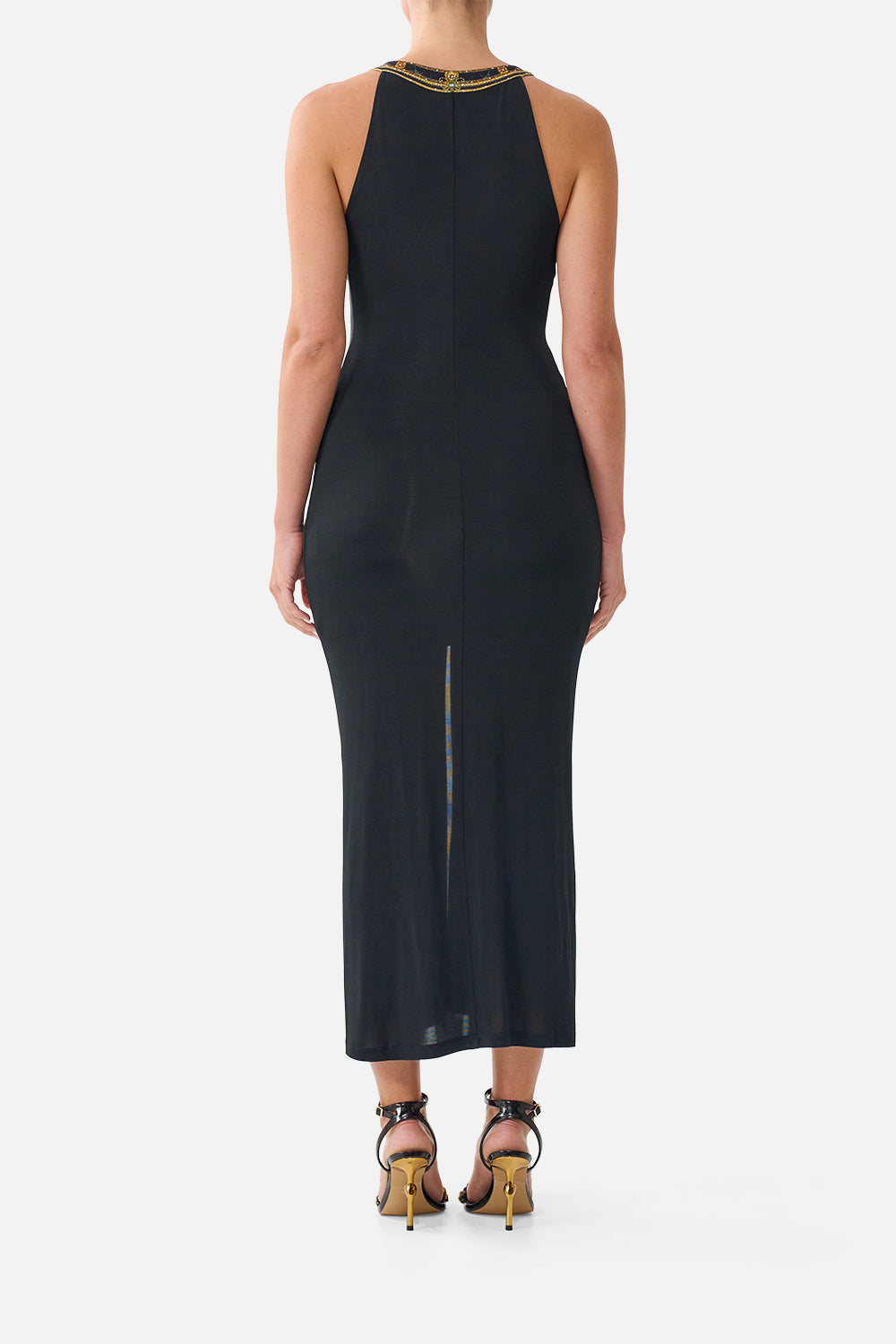 Camilla-JERSEY V-NECK MAXI DRESS (Special Order)