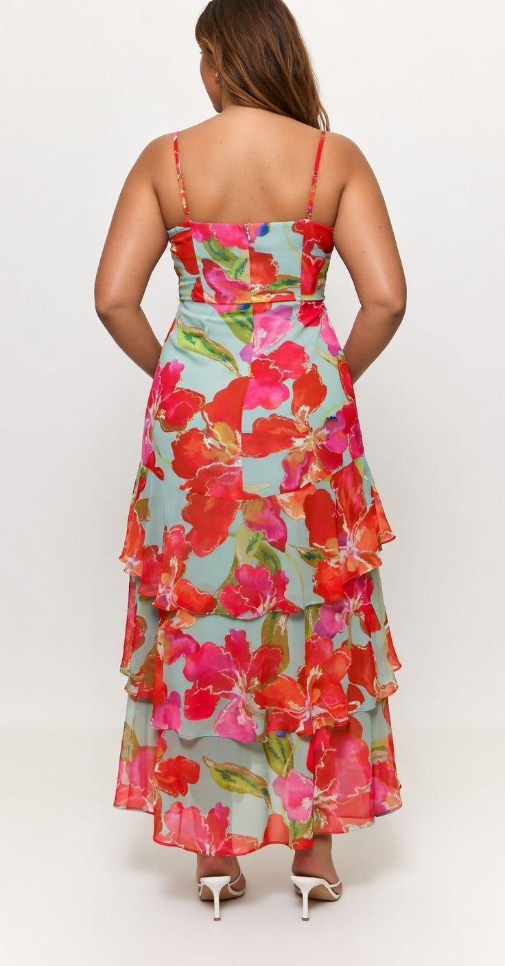 Hutch - Kennedi Twist Front Tiered Dress