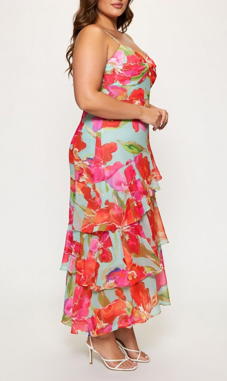 Hutch - Kennedi Twist Front Tiered Dress