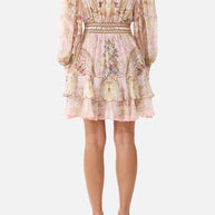 Camilla-BUTTON FRONT FRILL DRESS(Special Order)