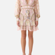 Camilla-BUTTON FRONT FRILL DRESS(Special Order)