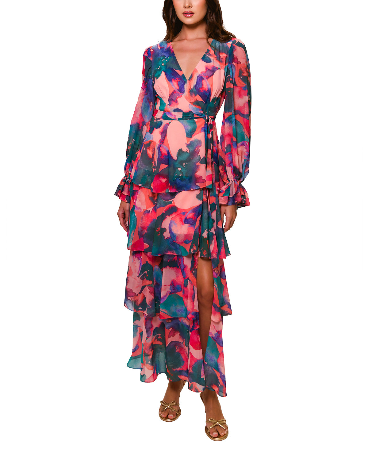 Hutch - Bardot wrap maxi dress  - Image 3