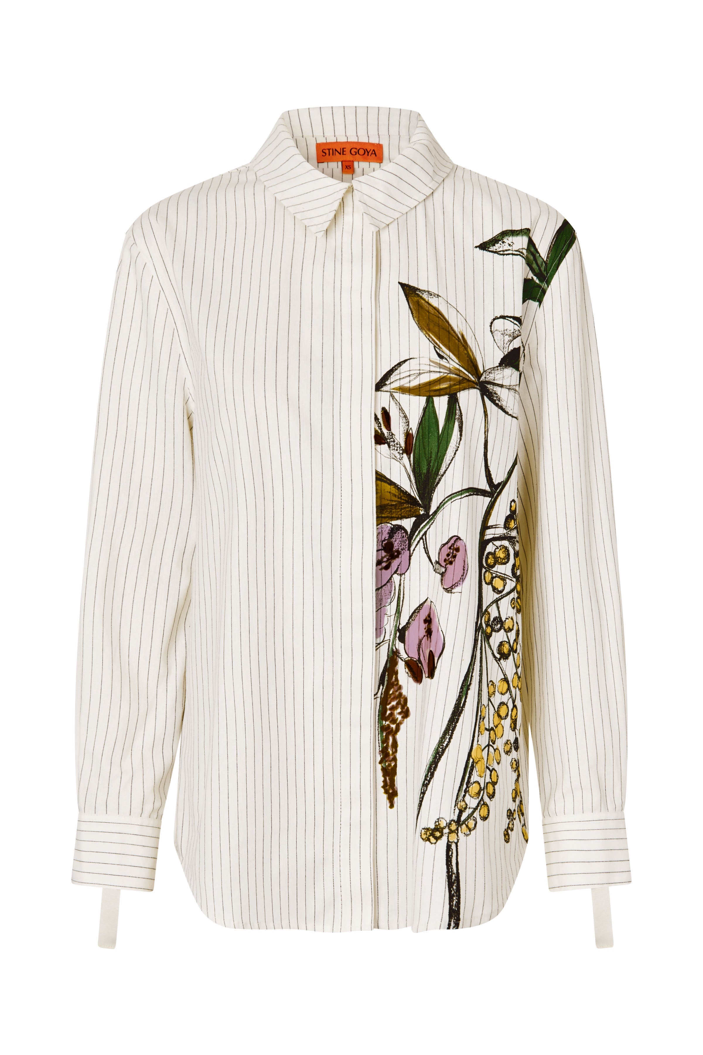 Stine Goya - Crisp Stripe Shirting, Casual Classic Buttondown - Image 1