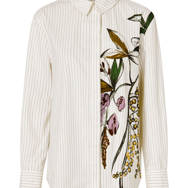 Stine Goya - Crisp Stripe Shirting, Casual Classic Buttondown - Image 1