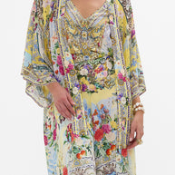 Camilla - Kimono Layer with Collar in Flor Fantastica print - Image 3