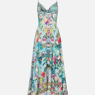 Cam_LONG DRESS WITH TIE FRONT - Image 2