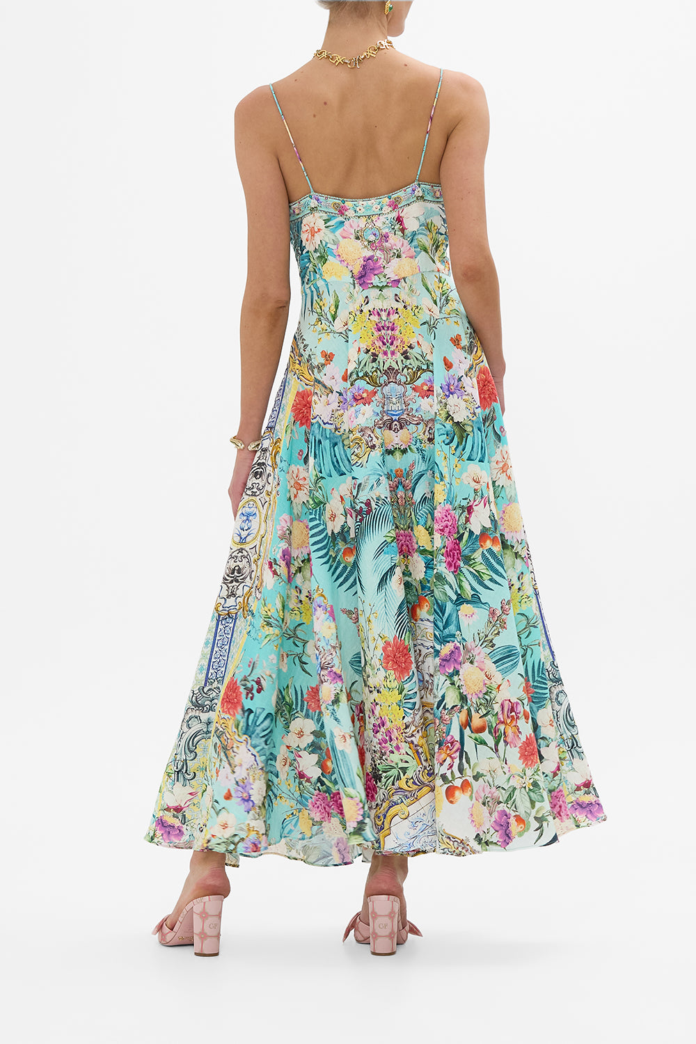 Cam_LONG DRESS WITH TIE FRONT - Image 5