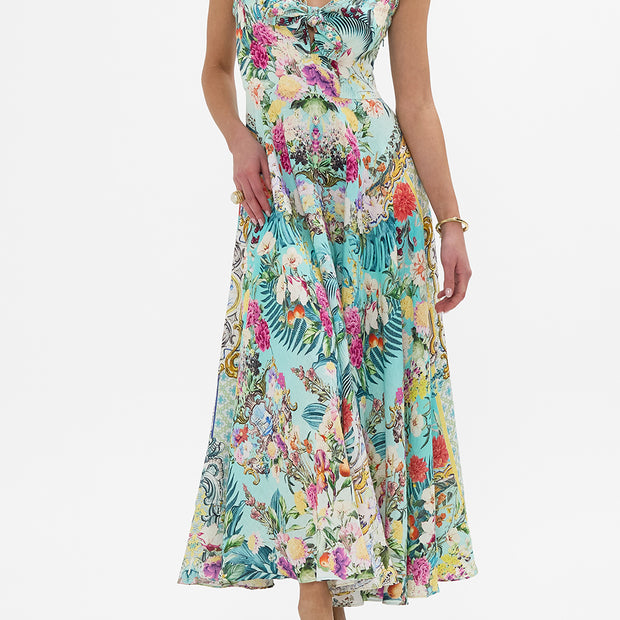 Cam_LONG DRESS WITH TIE FRONT - Image 3