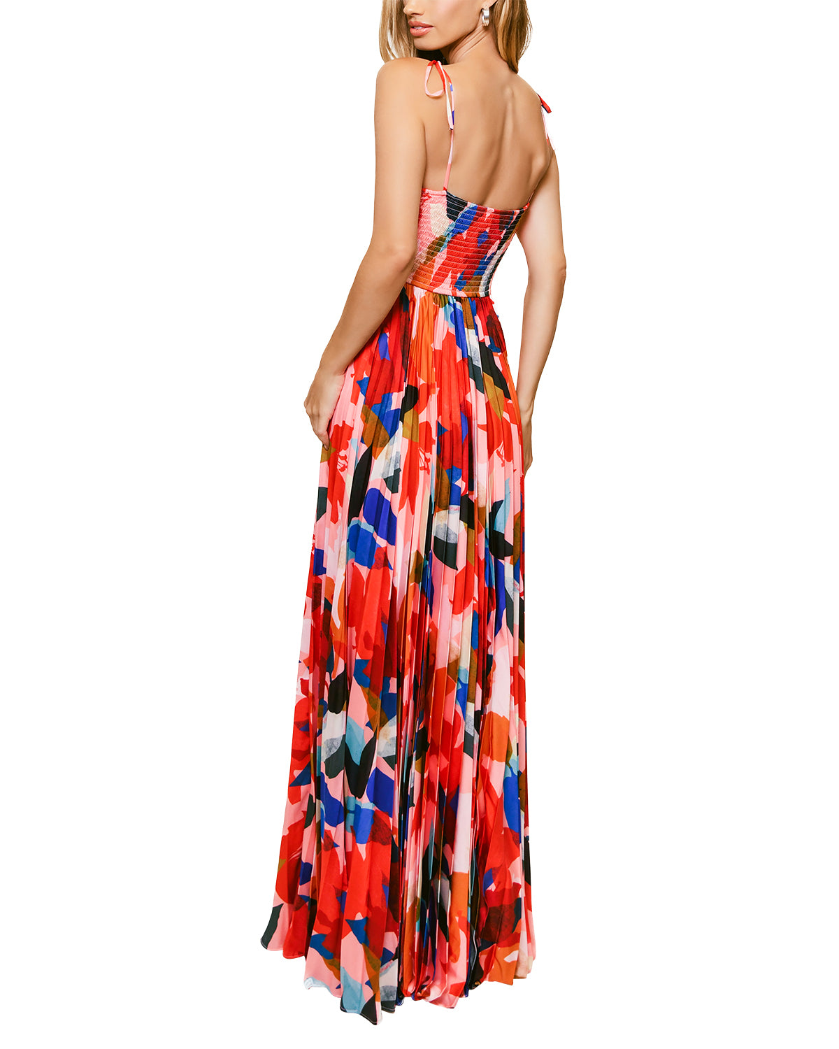 Hutch-Ayla Bustier pleated maxi dress - Image 3