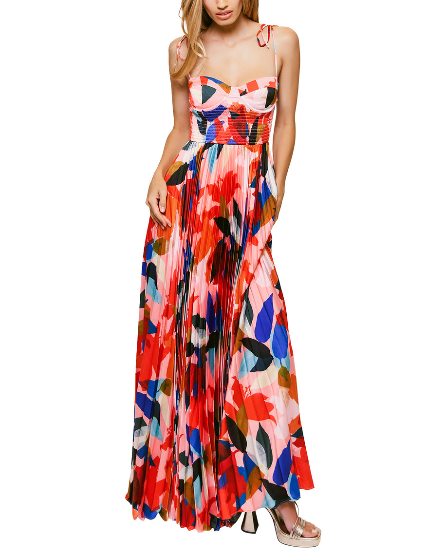 Hutch-Ayla Bustier pleated maxi dress - Image 2