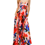 Hutch-Ayla Bustier pleated maxi dress - Image 2