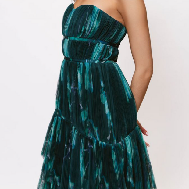 Hutch - Lanza Pleated asymmetrical tiered dress - Image 2