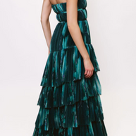 Hutch - Lanza Pleated asymmetrical tiered dress - Image 3