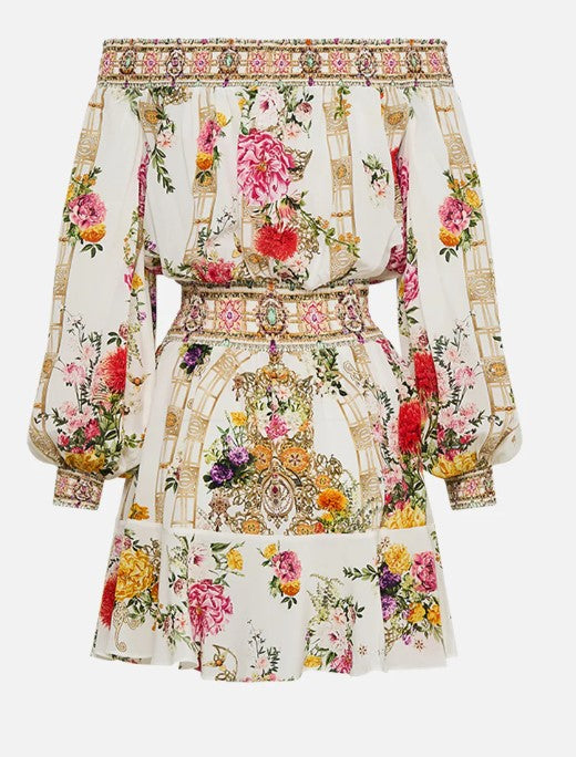 Cam_Off Shoulder Short Dress - Image 1
