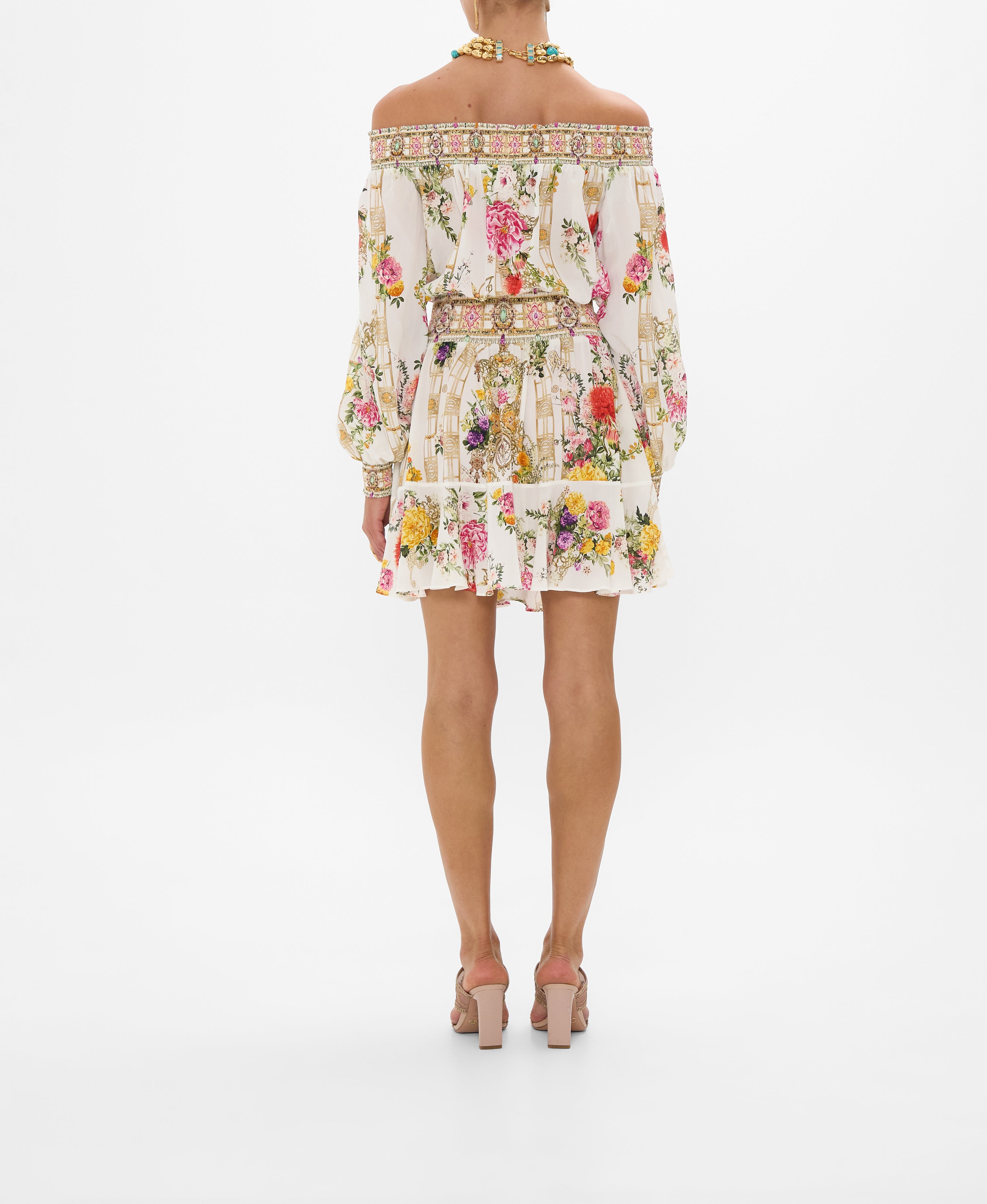 Cam_Off Shoulder Short Dress - Image 6