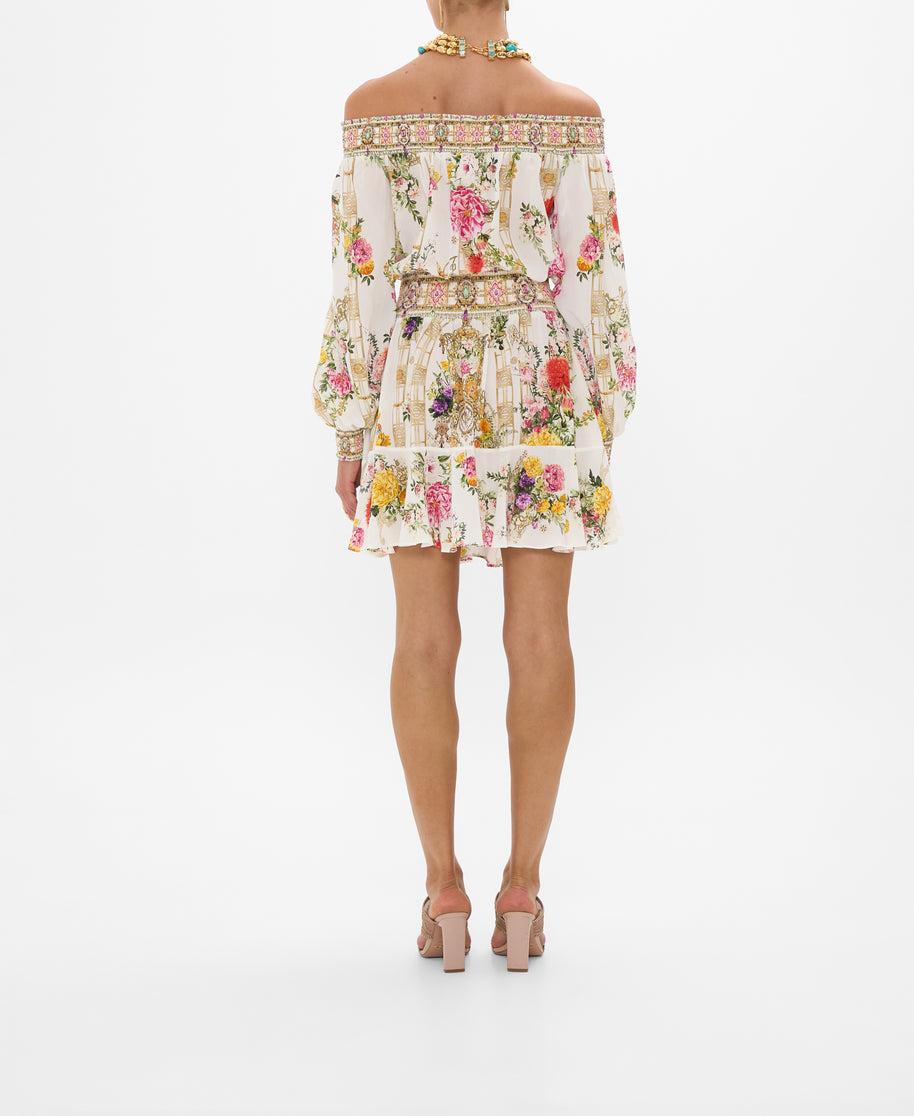 Cam_Off Shoulder Short Dress - Image 6