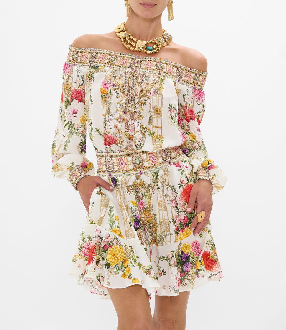 Cam_Off Shoulder Short Dress - Image 7