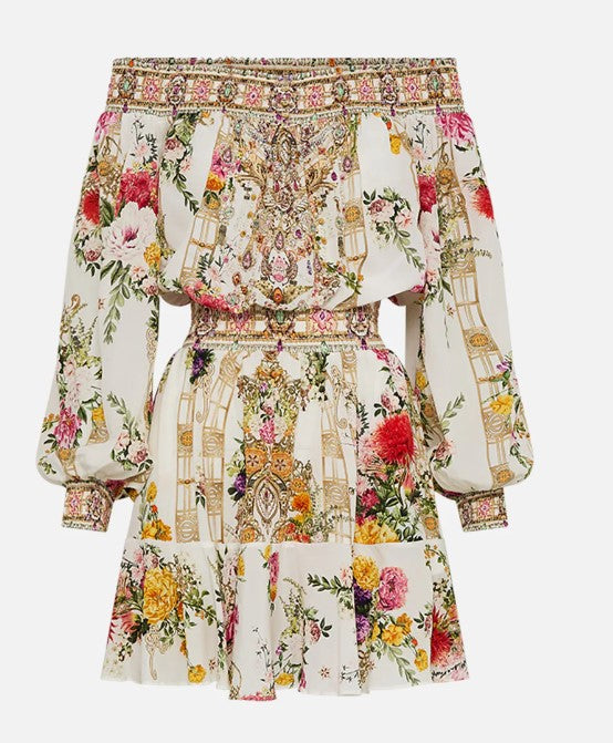Cam_Off Shoulder Short Dress - Image 2