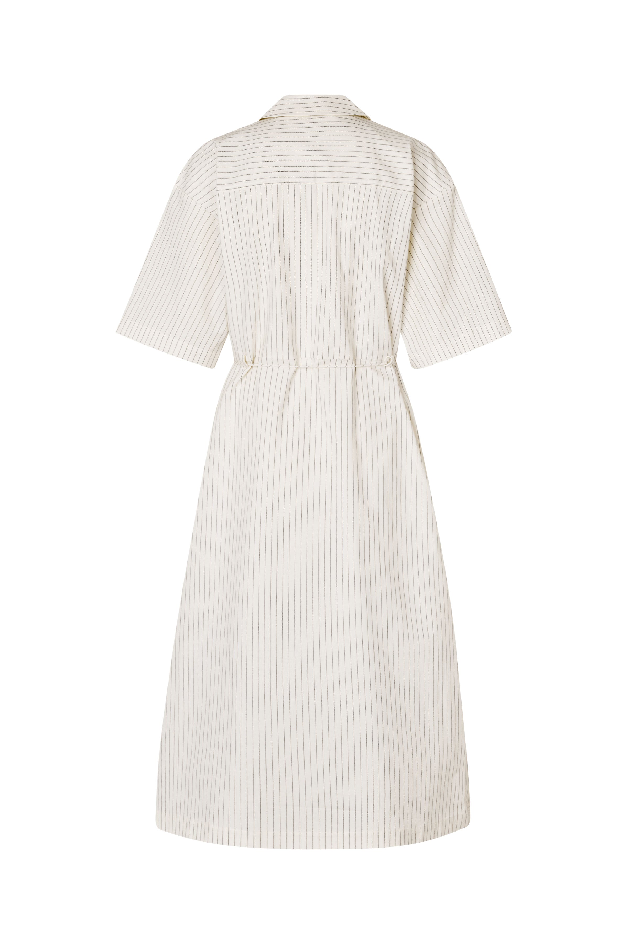 Stine Goya - Crisp Stripe Shirting, Workwear Midi Dress  - Image 4