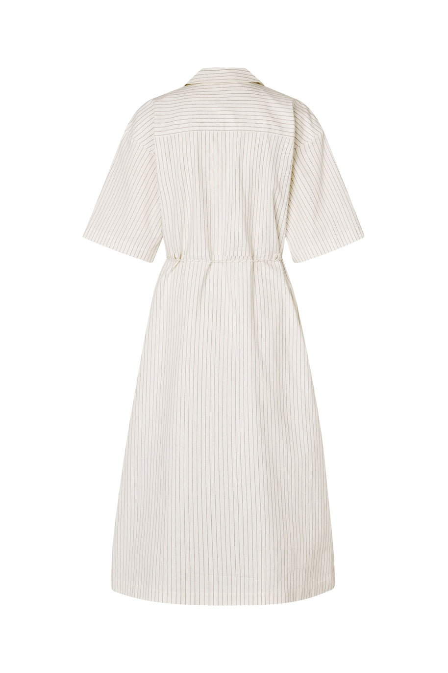 Stine Goya - Crisp Stripe Shirting, Workwear Midi Dress  - Image 4