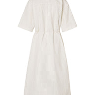 Stine Goya - Crisp Stripe Shirting, Workwear Midi Dress  - Image 4