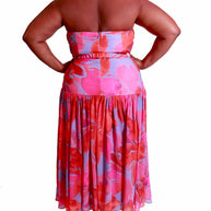 Hutch-Aza Maxi Dress - Halter neck belted maxi dress - Image 2