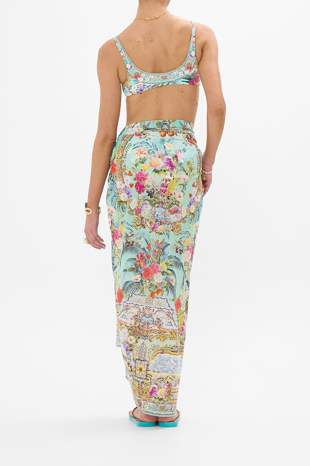 Camilla - Long Sarong in  the Garden of Queluz - Image 5